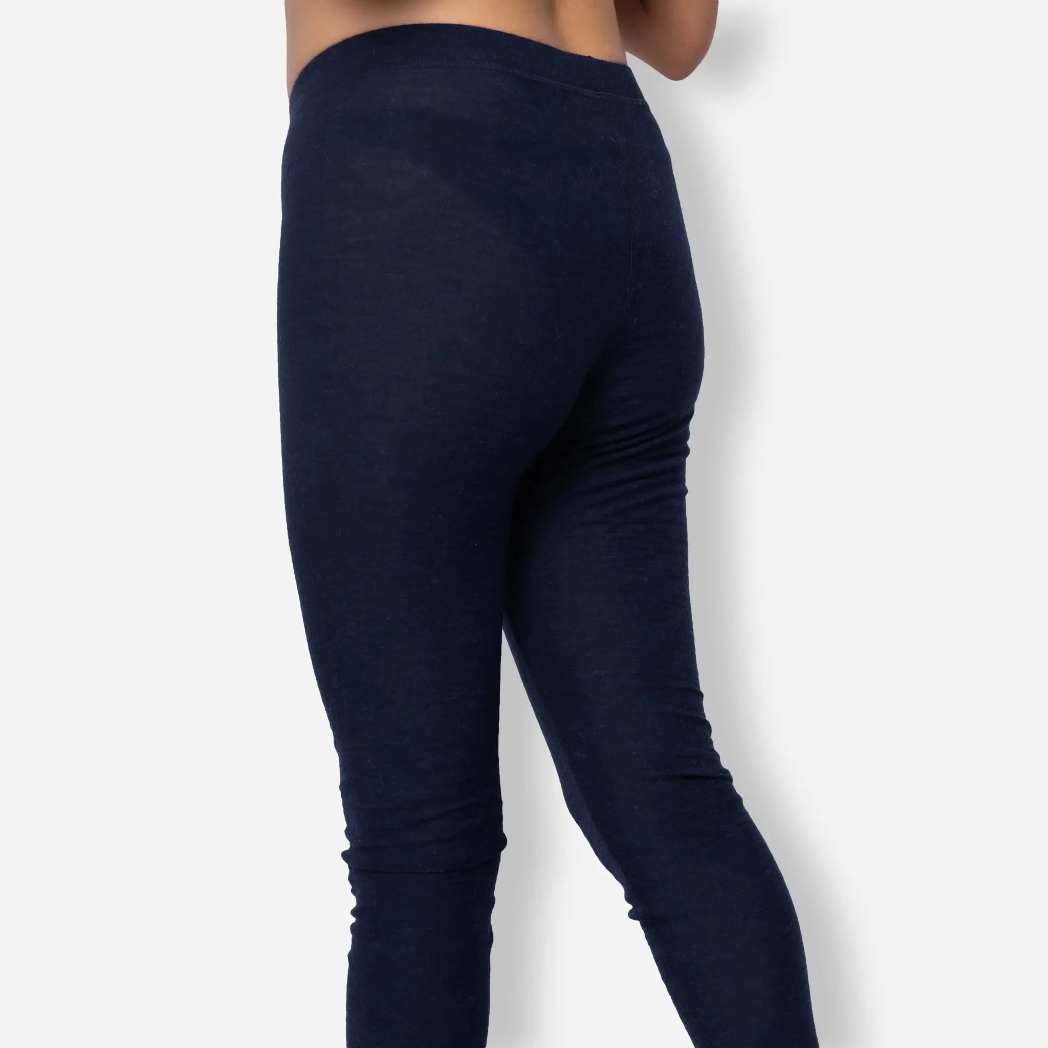 Ultralight Women's Alpaca Wool Leggings - 160 GSM Thermal Base Layer for Hiking, Yoga & Winter Comfort