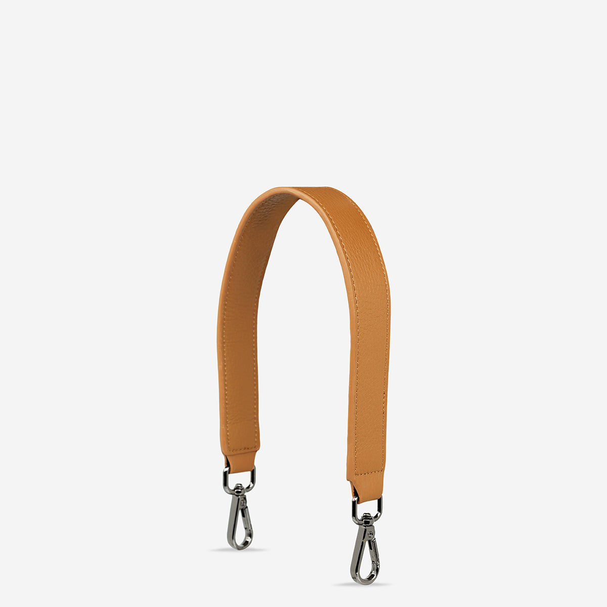 Genuine Leather Short Strap in Tan - Perfect for Watches, Bags & DIY Craft Projects