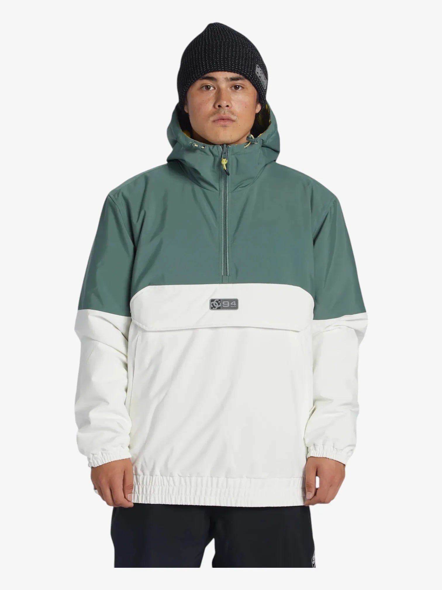 DC Snow Nexus Rev Green White Snowboard Jacket - Waterproof & Insulated for Winter Sports & Outdoor Adventures