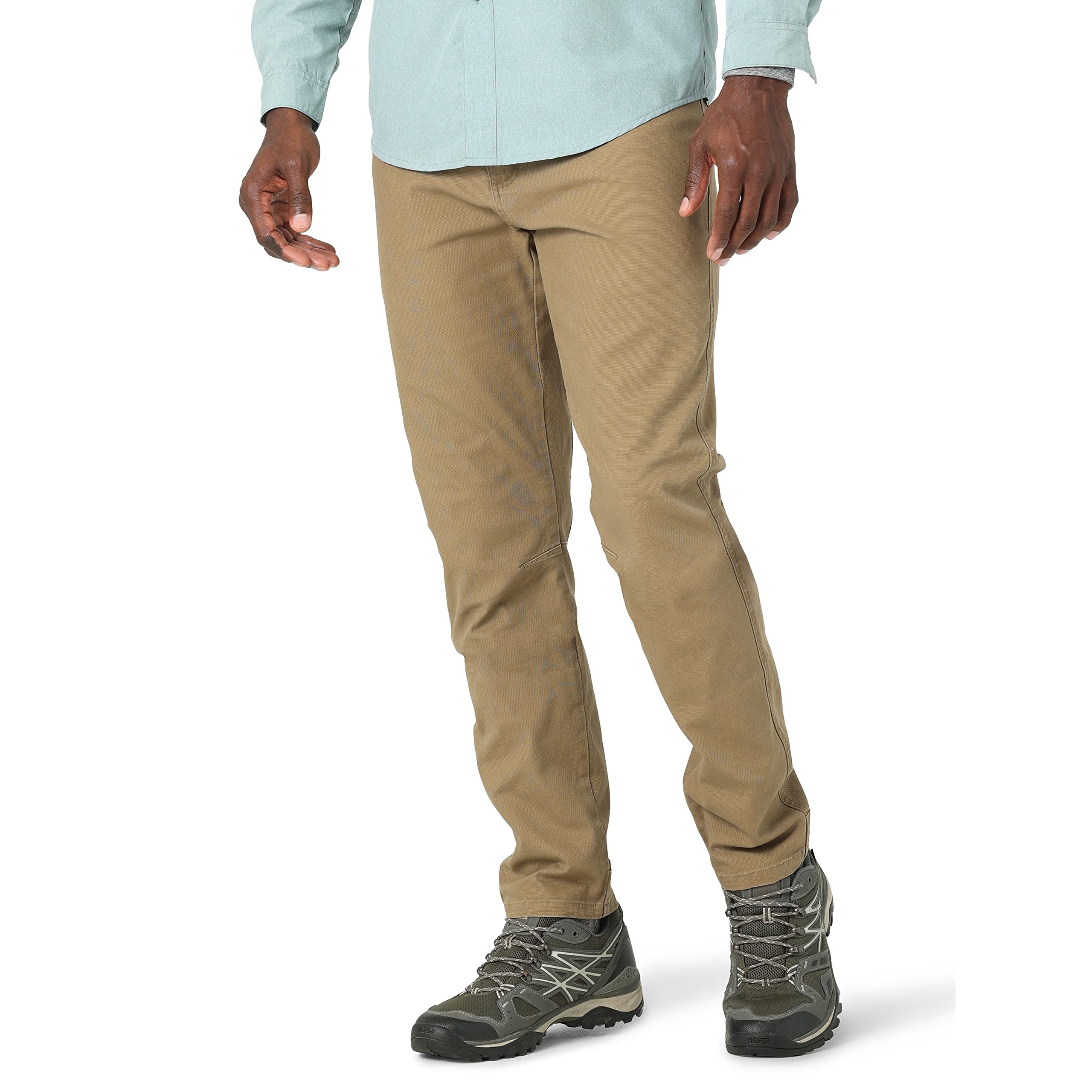 ATG by Wrangler Men's Outdoor 5-Pocket Work Pants - Durable Hiking, Camping & Casual Wear for Active Lifestyles