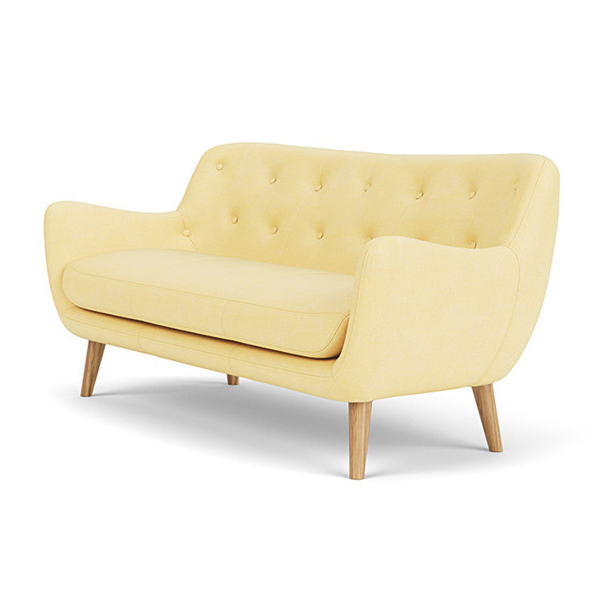 Herman Fabric 3-Seater Sofa - Modern Living Room Couch for Small Spaces, Comfortable Sectional Sofa for Apartment, Dorm & Home Decor | Perfect for Relaxing, Entertaining & Family Gatherings