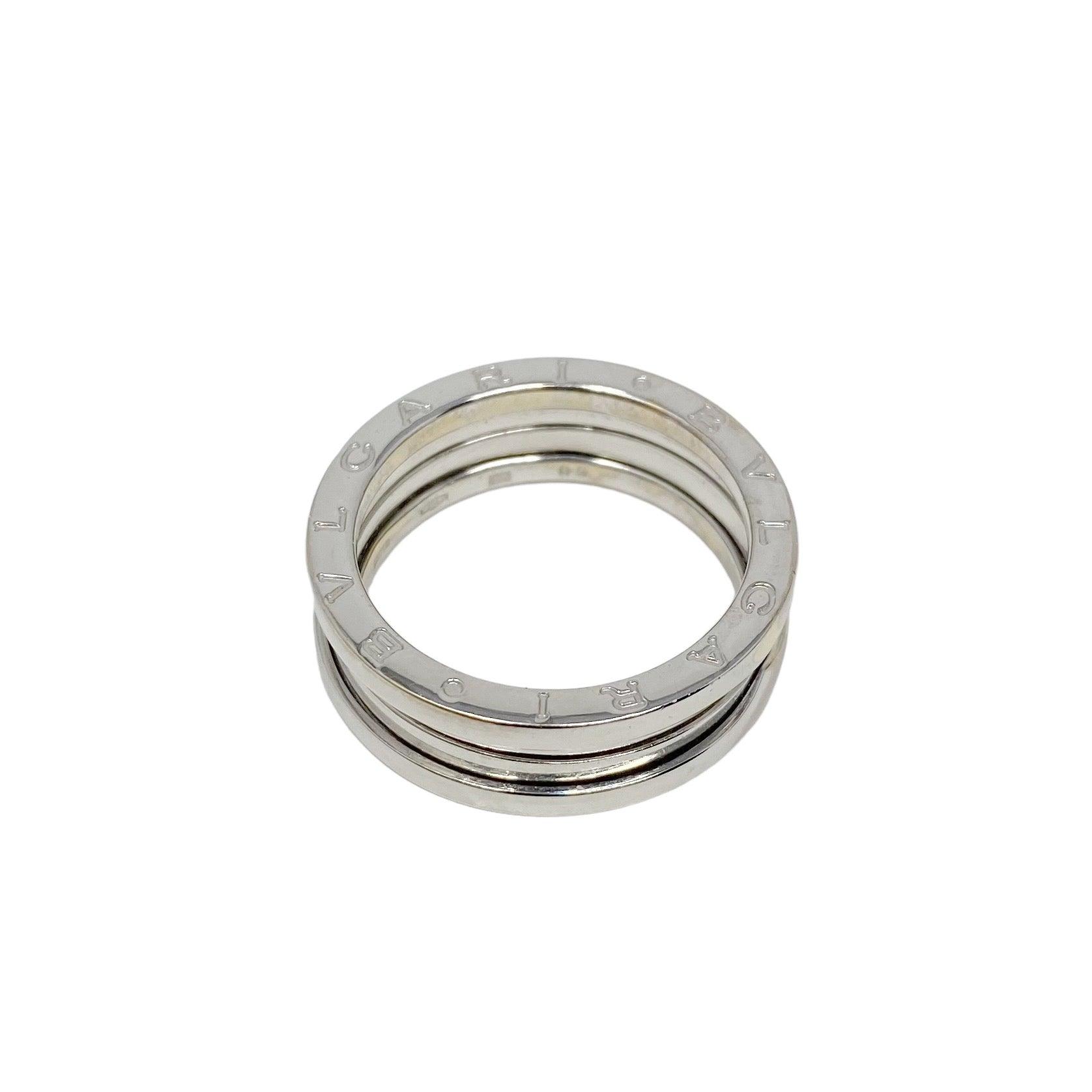 Bvlgari 18k White Gold B.zero1 Ring Size 6 - Luxury Italian Jewelry for Women, Elegant Wedding Band & Anniversary Gift for Her - Perfect for Engagements, Special Occasions & Everyday Wear