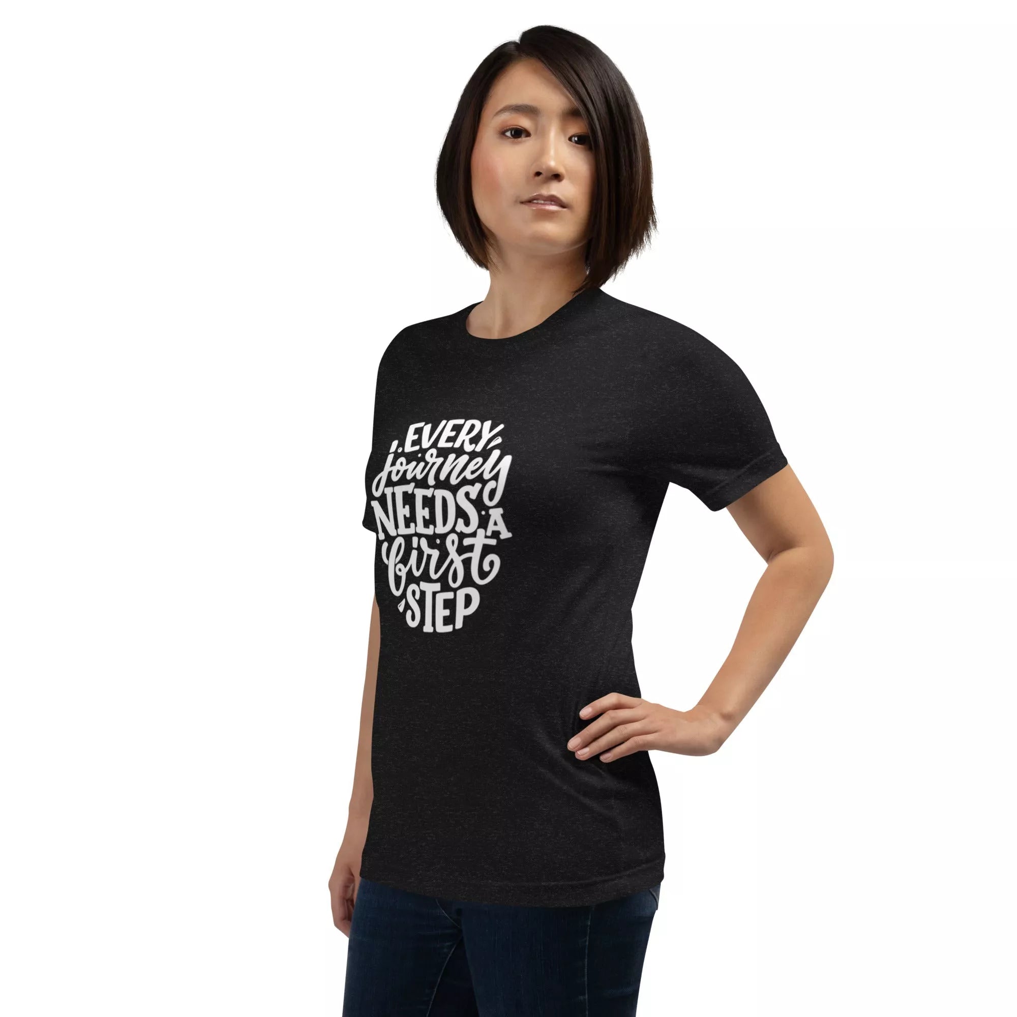 Courageous Sobriety Journey Unisex T-Shirt - Inspirational Recovery Tee for Men & Women - Perfect for AA Meetings, Sober Events & Daily Motivation