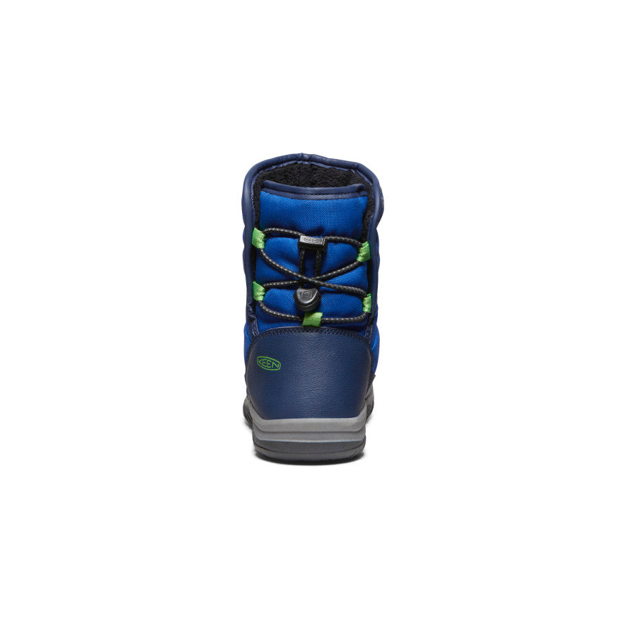 **Big Kids' Puffrider Waterproof Winter Boots - Navy Blue | Warm & Cozy Snow Boots for Boys & Girls | Perfect for Snow Play, Sledding & Outdoor Winter Adventures**