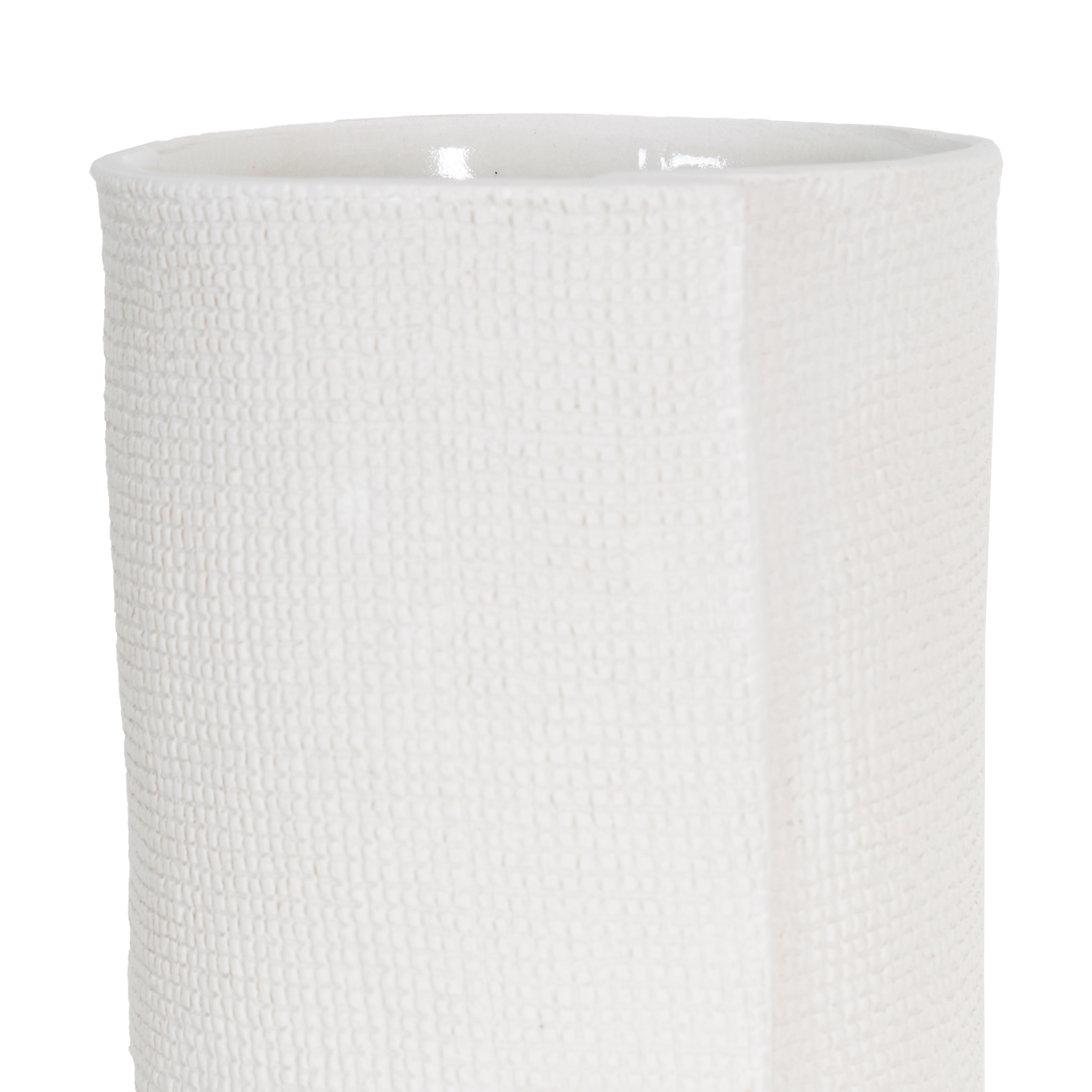 Natural Burlap Cylinder Vase - Rustic Farmhouse Home Decor for Weddings, Centerpieces & DIY Floral Arrangements