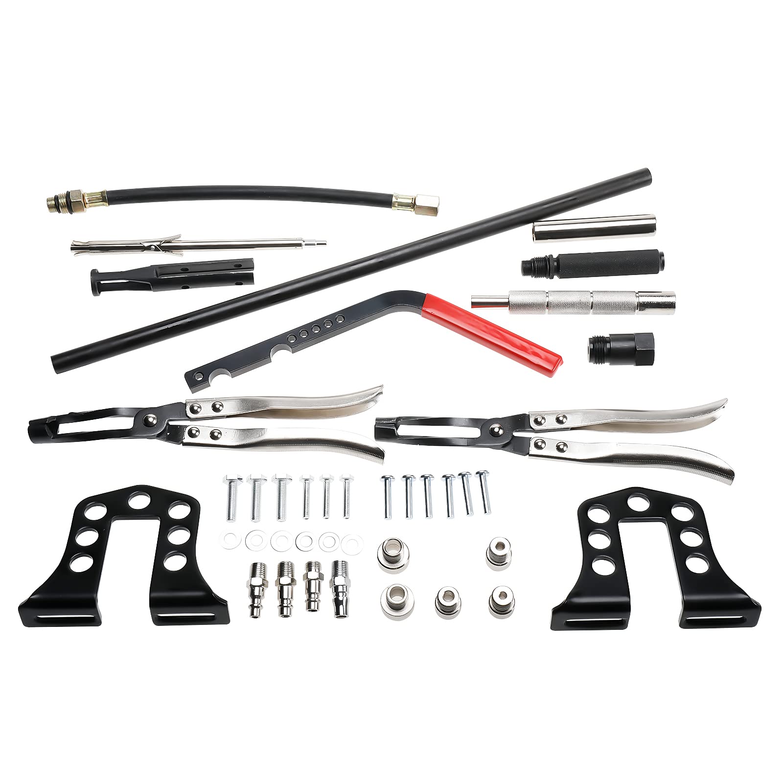 KUNTEC Cylinder Head Service Kit - Valve Spring Compressor Tool Set for OHV & OHC Engines | Removal & Installation Tool for Automotive Repair & Engine Maintenance