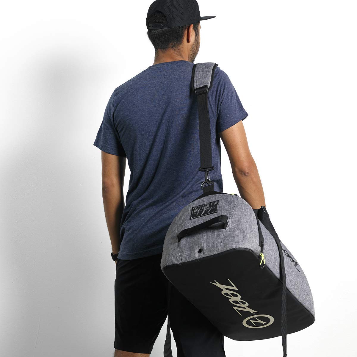 Zoot Ultra Tri Duffel - Triathlon Transition Bag & Backpack with Wet Storage for Men & Women | Perfect for Travel, Gym, Race Day & Outdoor Sports | Durable Grey Athletic Gear