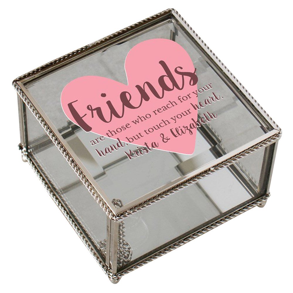 Personalized Jewelry Box for Women - Elegant Jewelry Display & Organizer for Rings, Bracelets, Earrings - Perfect Keepsake Gift for Mom, Daughter, Sister, Wife, Friend - Ideal for Bedroom Vanity, Dresser Top, or Gift Giving Occasions