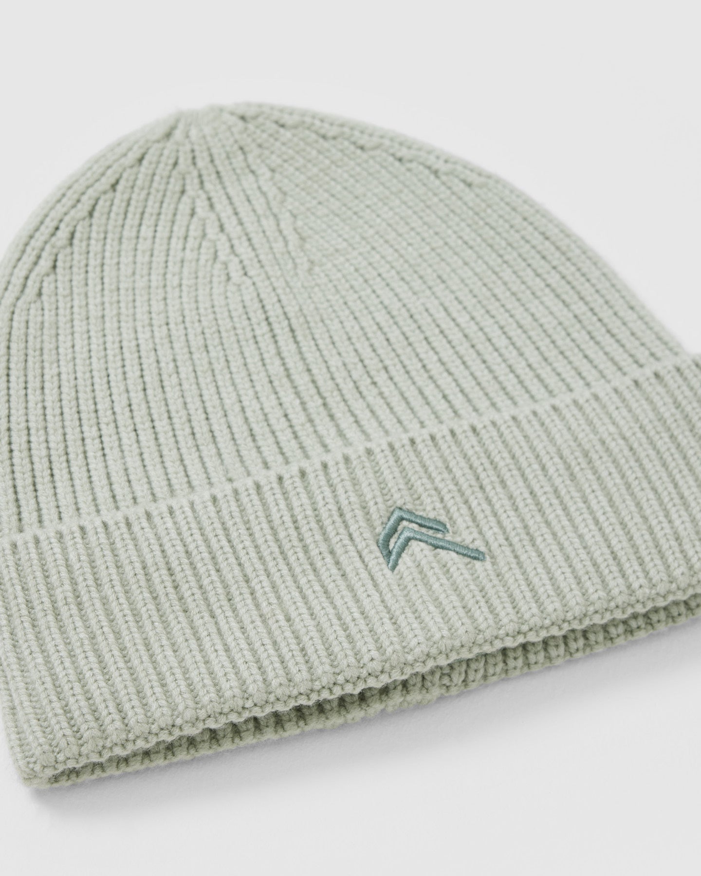 Ribbed Beanie Hat for Men & Women - Soft Knit Winter Beanie in Tea Green - Perfect for Cold Weather, Outdoor Activities & Casual Style