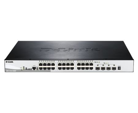 D-Link DGS-1510-28XMP 28-Port Gigabit Stackable Smart Managed Switch with 10G Uplinks - Ideal for Small Business Networks & Office IT Infrastructure (Pre-Order)