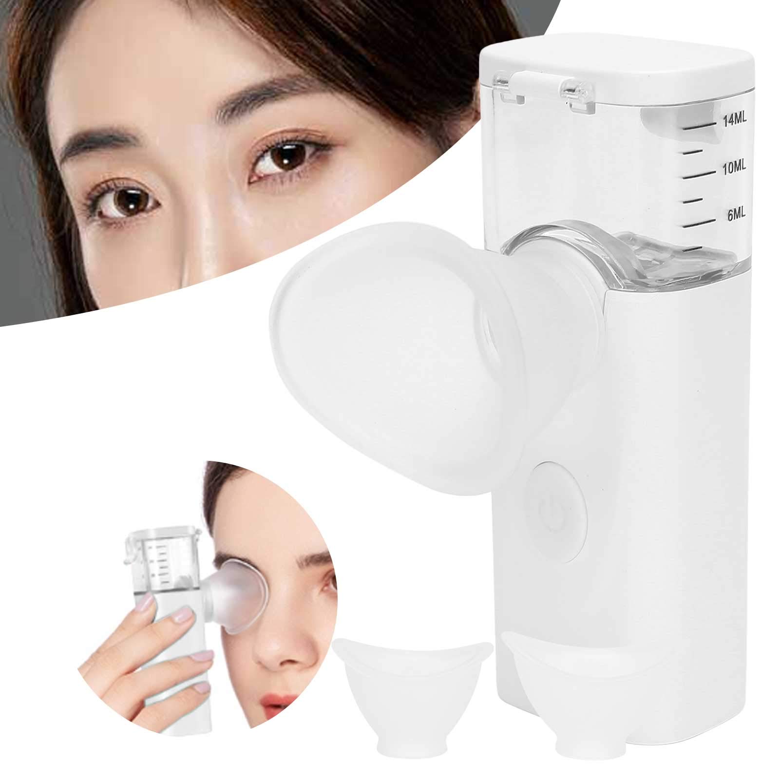 Dioche Portable Eye Humidifier & Facial Steamer - Fast Steam Sprayer for Dry Eyes, Moisturizing Eye Mist Machine for Skin Care & Makeup (White) | Perfect for Travel, Office & Home Eye Relaxation