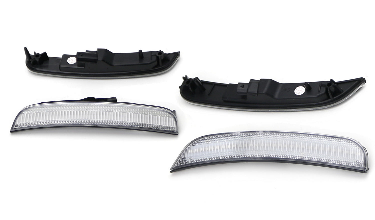 2015-2023 Chrysler 300 LED Side Marker Lights - Clear Lens Amber/Red - Direct Replacement - DRL Daytime Running Lights - Easy Installation for Enhanced Visibility & Style