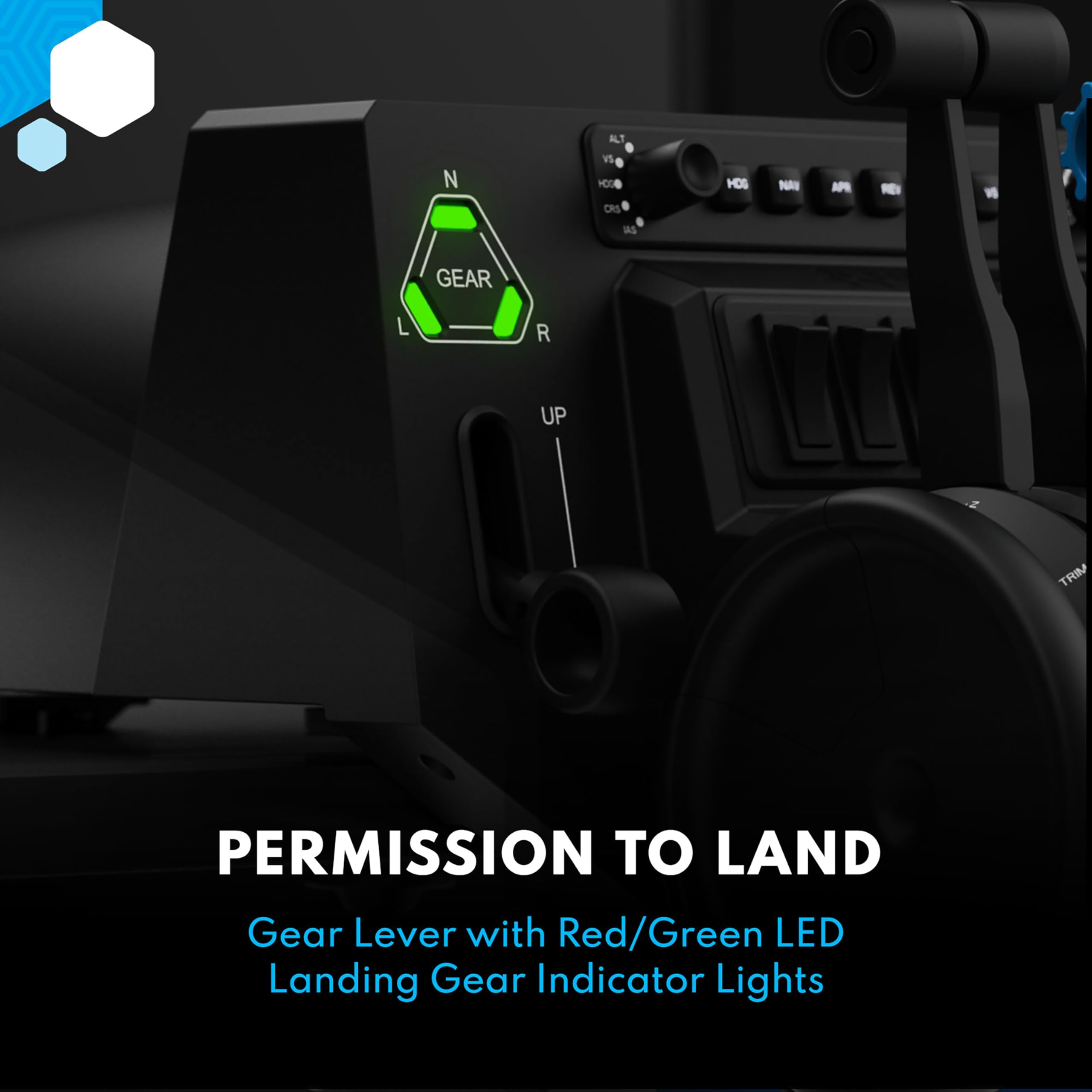 Honeycomb Aeronautical Bravo Flight Simulator Throttle Quadrant - 6 Interchangeable Levers for Trim, Gear, Flaps, Autopilot & Radio Switch Panel | USB-C Cable & Desk Clamps Included | Programmable for Flight Simulation Games | Perfect for Microsoft Flight Simulator & X-Plane | Realistic Cockpit Controls for PC Gaming