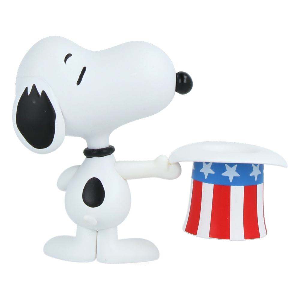 Peanuts Series 15 Americana Uncle Snoopy UDF Figurine - Collectible Snoopy Statue for Home Decor, Office Display & Gift for Peanuts Fans