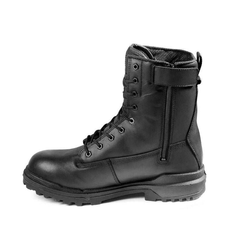 Kodiak ProWorker MASTER Men's 8 Inch Composite Toe Work Boots with Side Zip - Black (KD0A4TECBLK) | Waterproof Safety Shoes for Construction, Warehouse & Outdoor Work | Heavy Duty Non-Slip Work Boots for Men