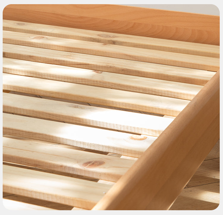 Solid Wood Princess Bed - Beech & Oak Wooden Toddler Bed for Girls - Perfect for Kids' Bedrooms, Nursery, and Playroom Decor