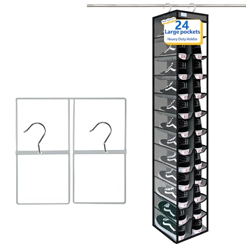 NEW Heavy duty rack-Grey/Black--24 pockets