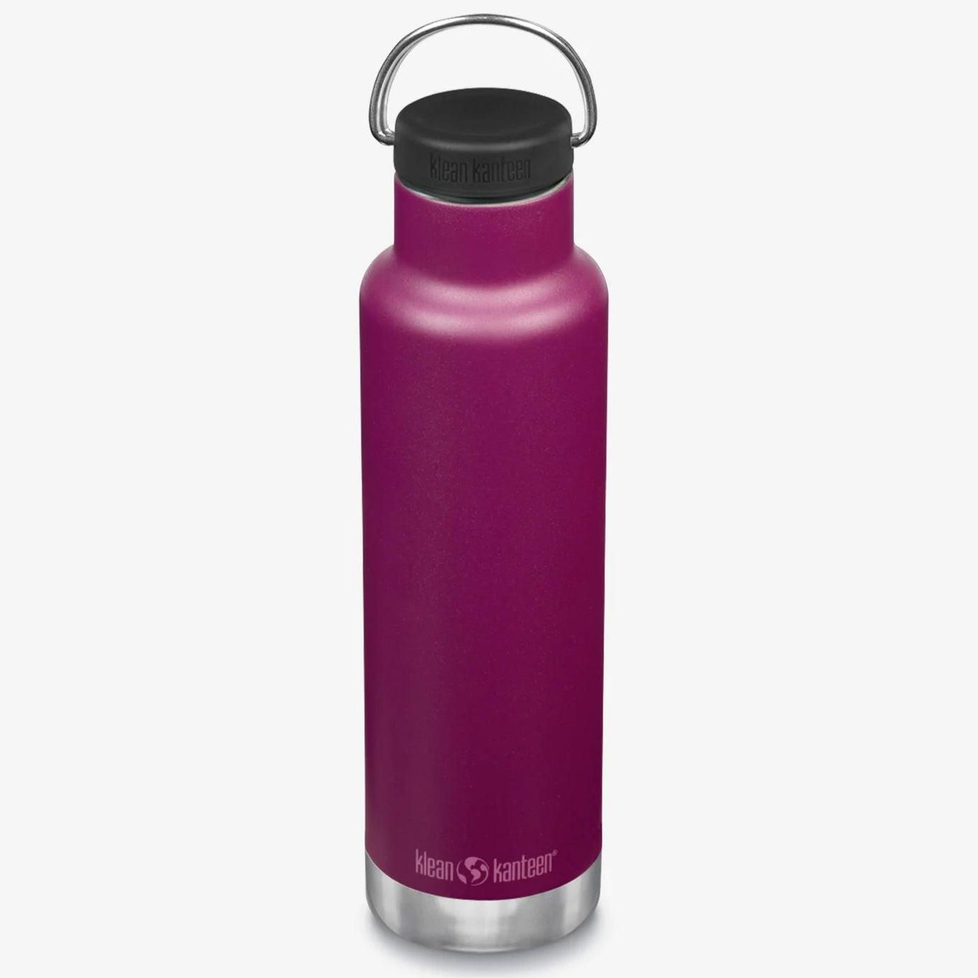 Klean Kanteen 20oz (592ml) Insulated Stainless Steel Water Bottle with Leak-Proof Loop Cap - Perfect for Hiking, Gym & Everyday Use