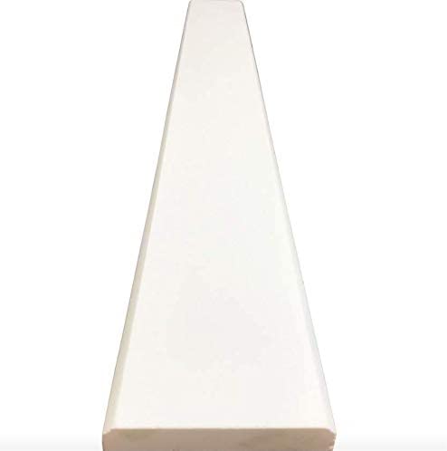 Polished White Engineered Marble Threshold Saddle - 5