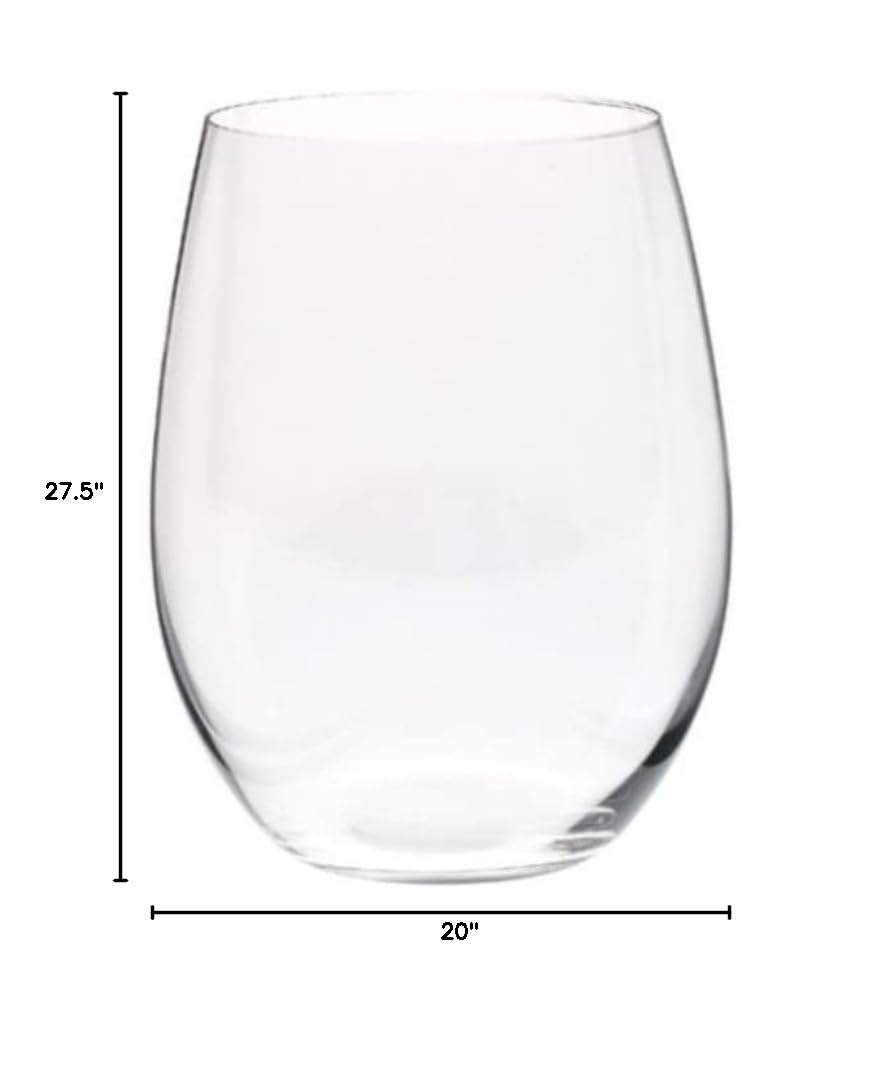 Premium Riedel O Cabernet Wine Glasses Set of 6 with 2 Bonus Glasses & Large Microfiber Polishing Cloth Bundle - Perfect for Red Wine Tasting, Dinner Parties & Gift Giving