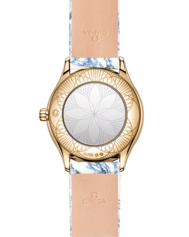 Omega De Ville Mini Trésor 18K Moonshine™ Gold & Diamond Ladies Watch - Luxury Women's Dress Watch for Formal Occasions & Special Events