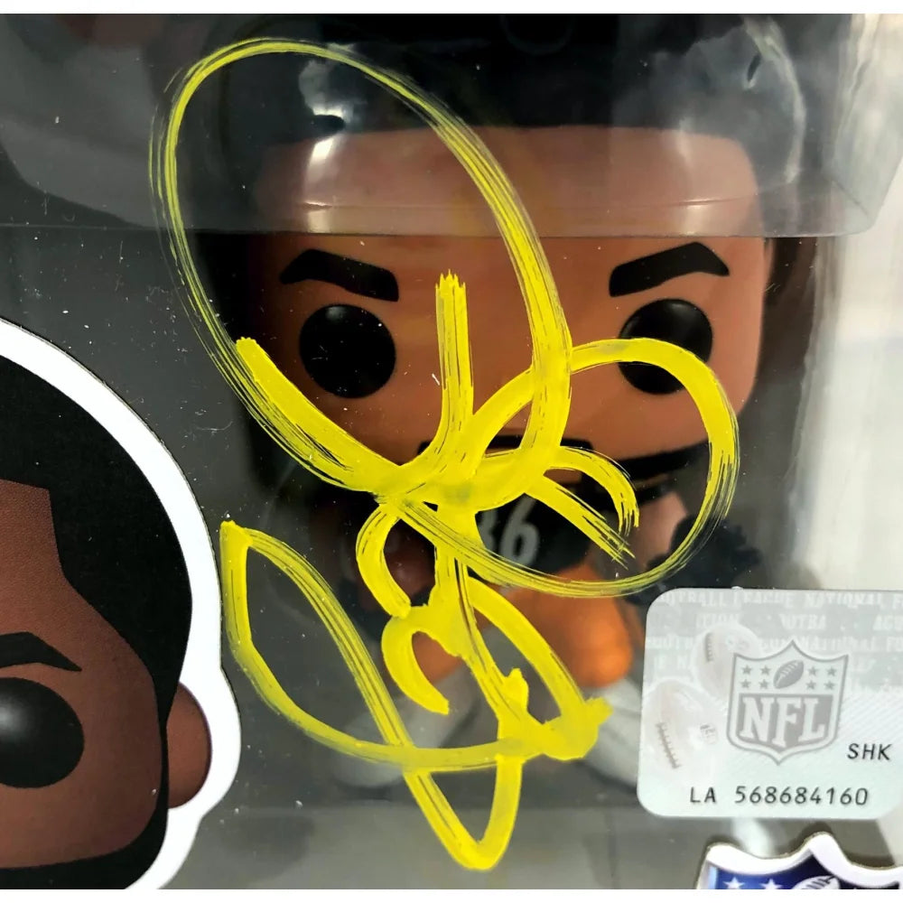 Jerome Bettis Autographed Funko Pop #117 with JSA COA - Pittsburgh Steelers Bus Signed Collectible - Perfect for Sports Memorabilia Displays & NFL Fan Gifts