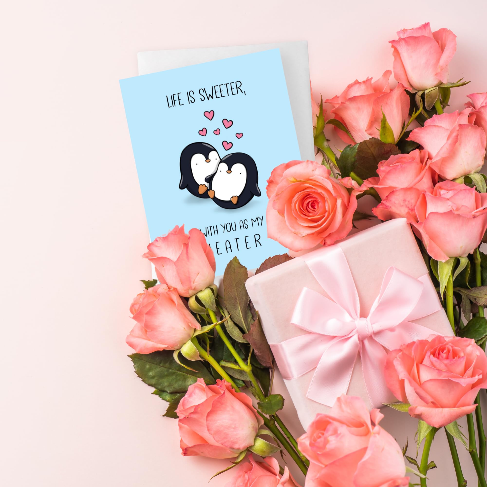 Funny Anniversary & Birthday Card for Couples - Handmade Greeting Card for Him Her