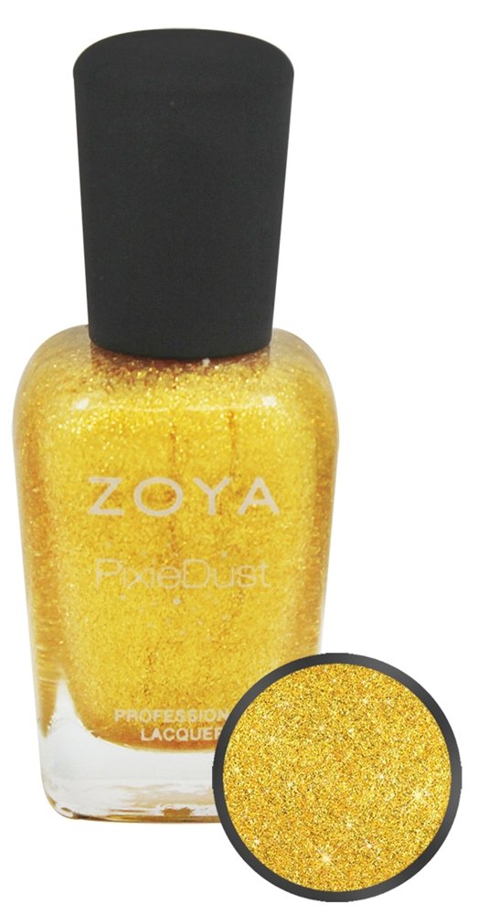 Zoya Solange Gold Nail Polish 15ml - Perfect for Parties & Events