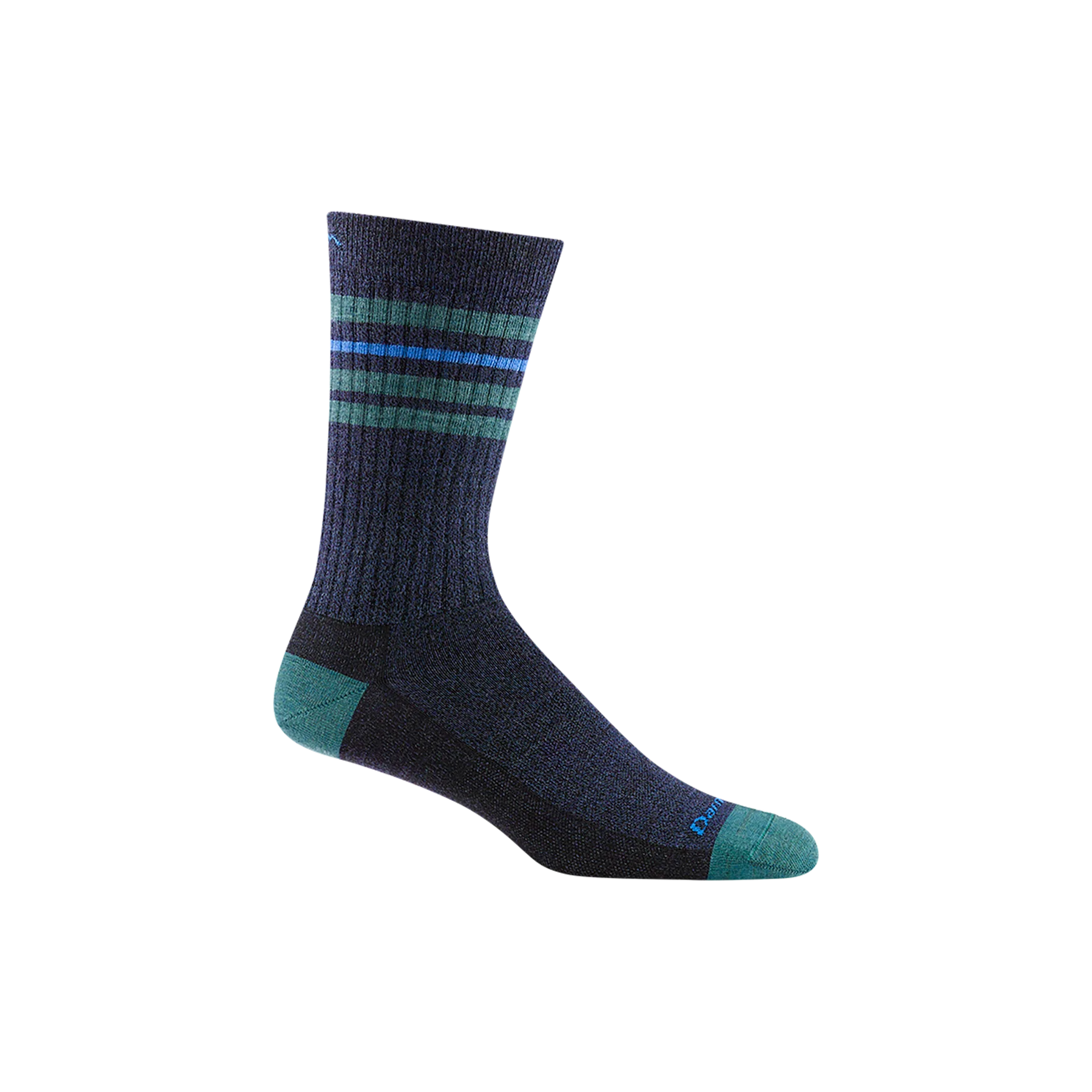 Darn Tough 6069 Letterman Crew Socks - Merino Wool Hiking & Outdoor Socks for Men - Comfortable, Durable & Odor-Resistant - Perfect for Hiking, Camping & Everyday Wear