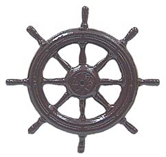 Miniature Ship Wheel for Dollhouse - Nautical Decor & Crafts