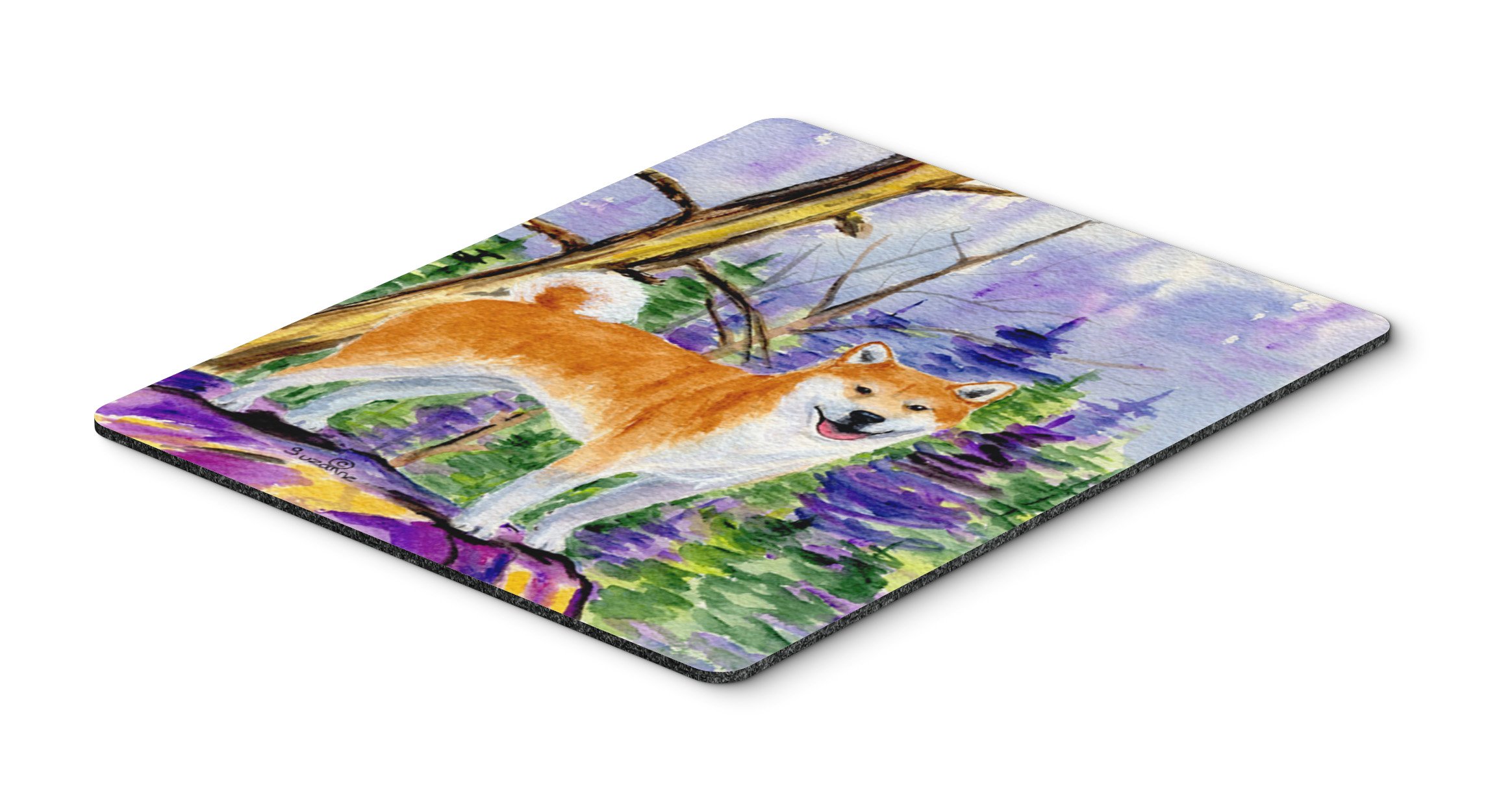 Shiba Inu Mouse Pad - Non-Slip Large Gaming Mouse Mat with Cute Dog Design, Heat Resistant Hot Pad & Trivet for Home Office, Computer, Laptop - Perfect for Work, Gaming & Kitchen Use