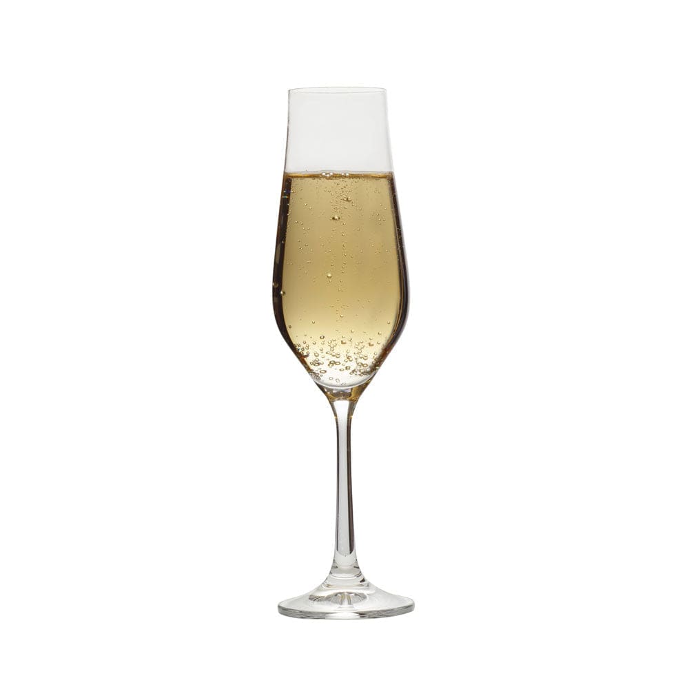 Elegant Grace Set of 4 Champagne Flute Glasses - Premium Crystal Glassware for Weddings, Parties & Celebrations - Perfect for Toasting, Anniversaries & Romantic Dinners