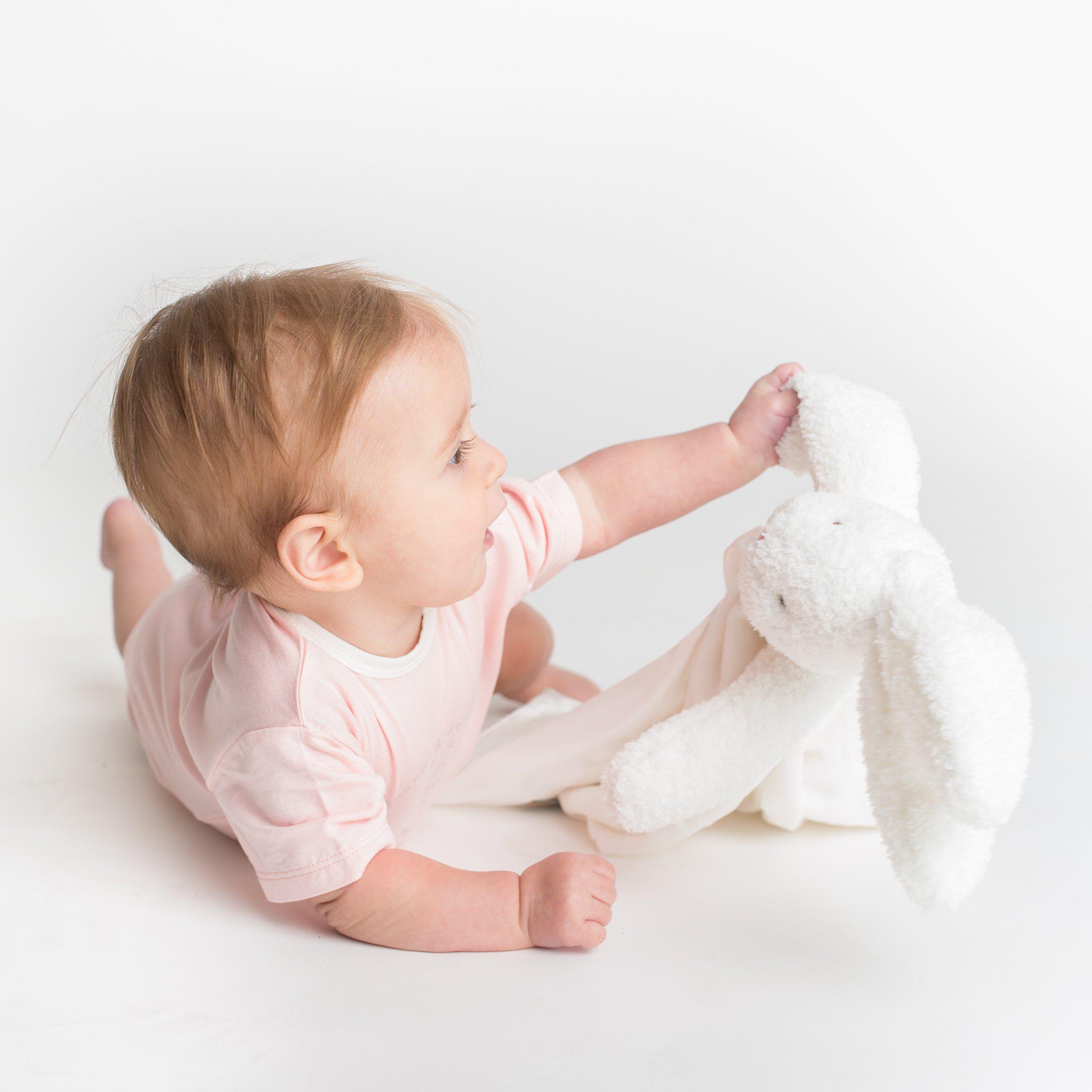 Soft Plush Bunny Buddy Blanket - Cozy Flannel Throw for Kids & Adults - Perfect for Bedroom, Nursery, or Couch Snuggling