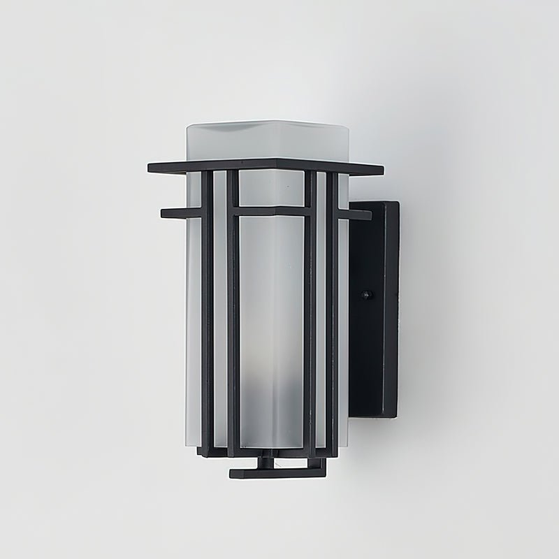 Linden Outdoor Wall Lamp - Weatherproof Exterior Light for Porch, Garden, and Patio - Durable Metal & Glass Design - Perfect for Home, Backyard, and Pathway Lighting