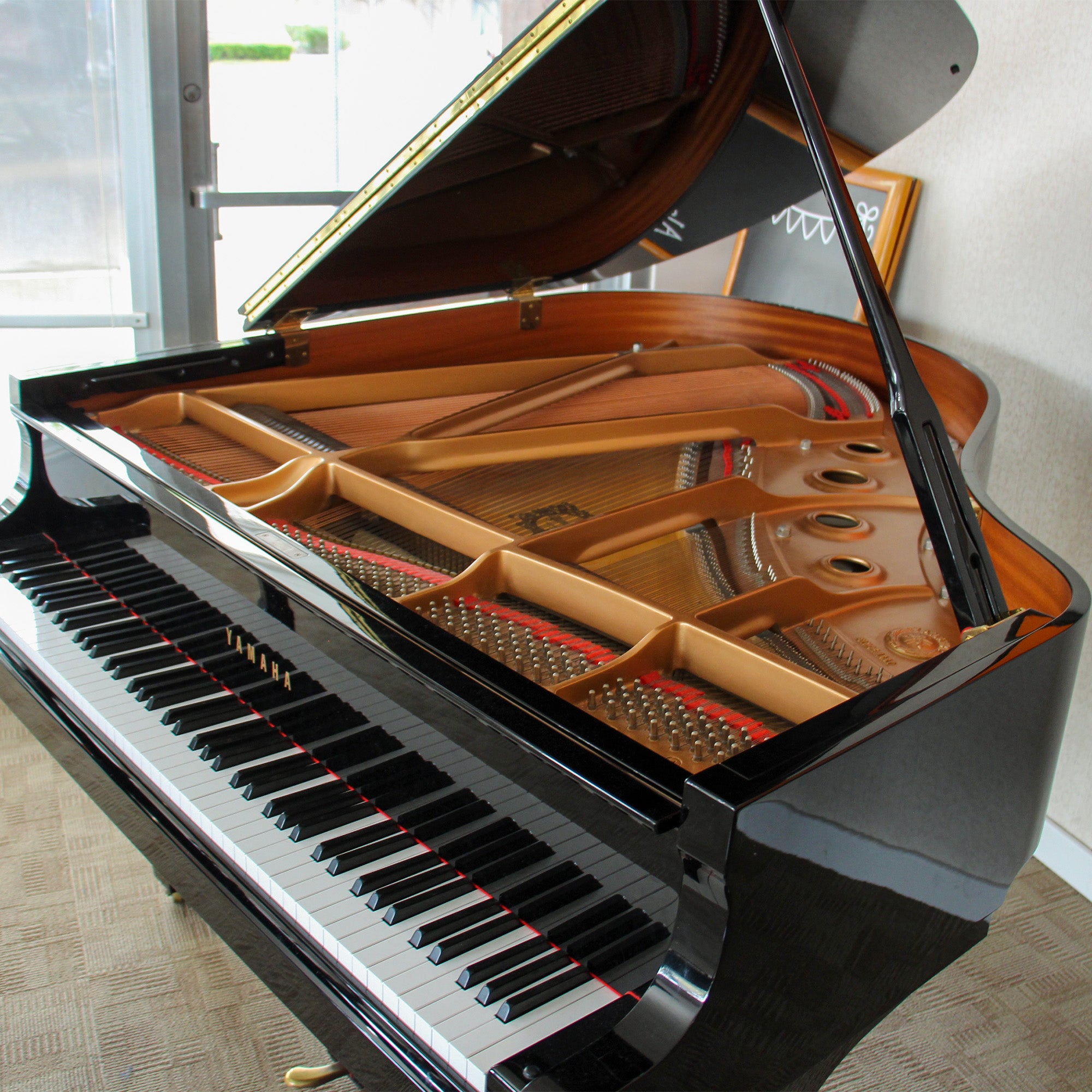 1999 Yamaha C1 Grand Piano - Polished Ebony Finish | Like New Condition | Perfect for Home, Studio & Concert Performances