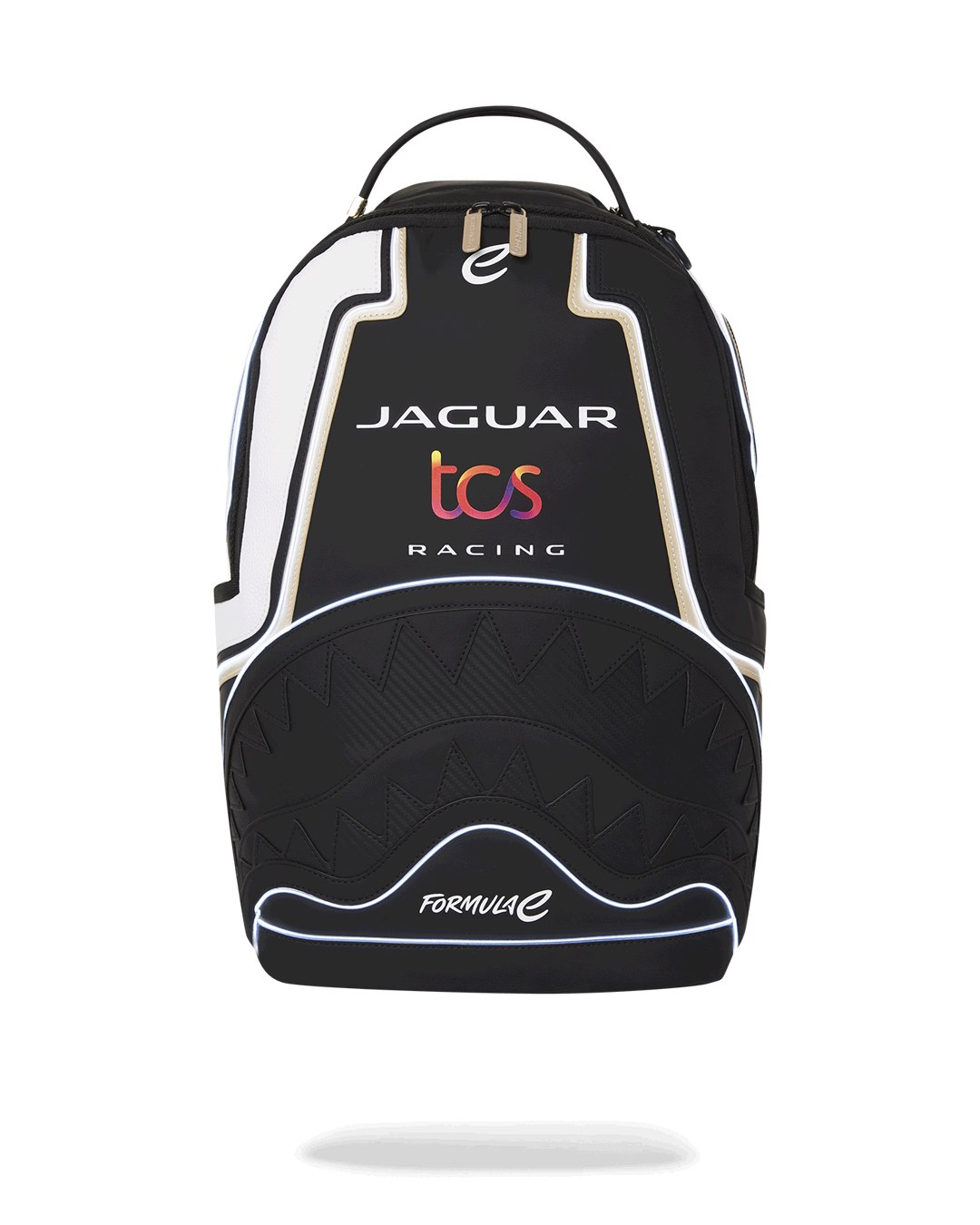 Jaguar Racing FORMULA E LED Backpack - USB Rechargeable Light Up Backpack for School, Travel & Night Running