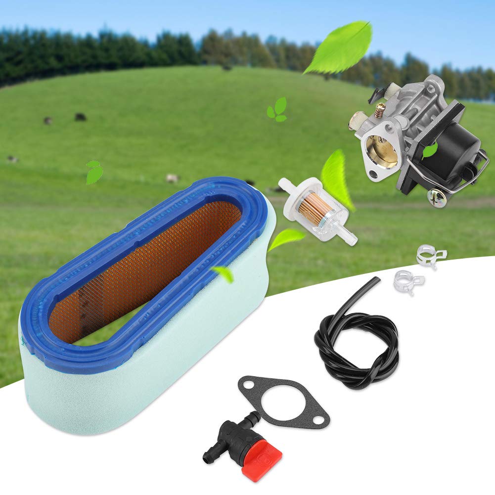 Tecumseh 640065A Carburetor Fuel Filter Kit with Shut Off Valve, Gasket & Air Pre-Filter - Compatible with Lawn Mowers, Snow Blowers & Small Engines - Improves Engine Performance & Fuel Efficiency