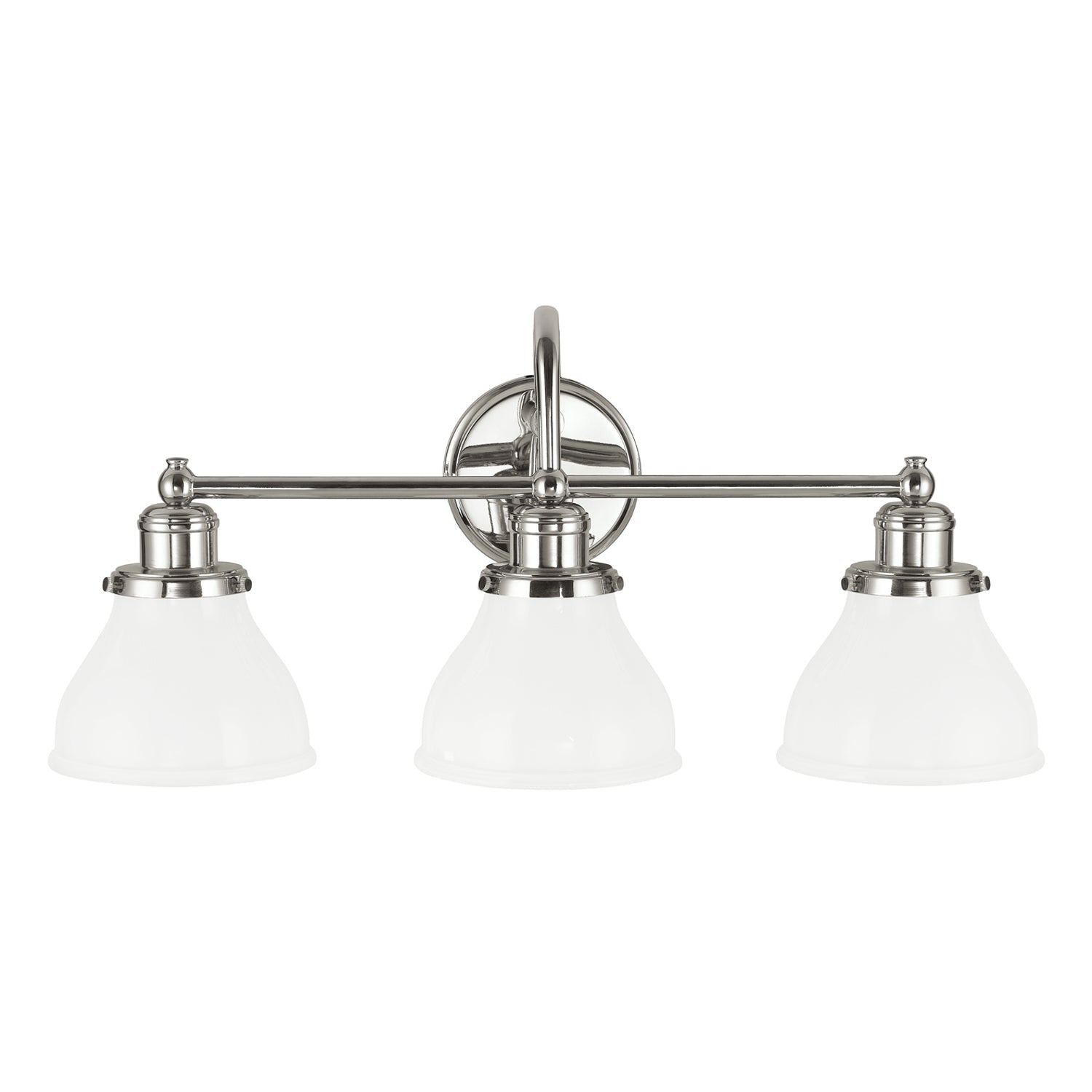 Capital Lighting Three Light Vanity - Modern Bathroom Light Fixture with Adjustable Arms, Brushed Nickel Finish - Perfect for Bathroom Makeup Mirror, Dressing Room & Powder Room Lighting
