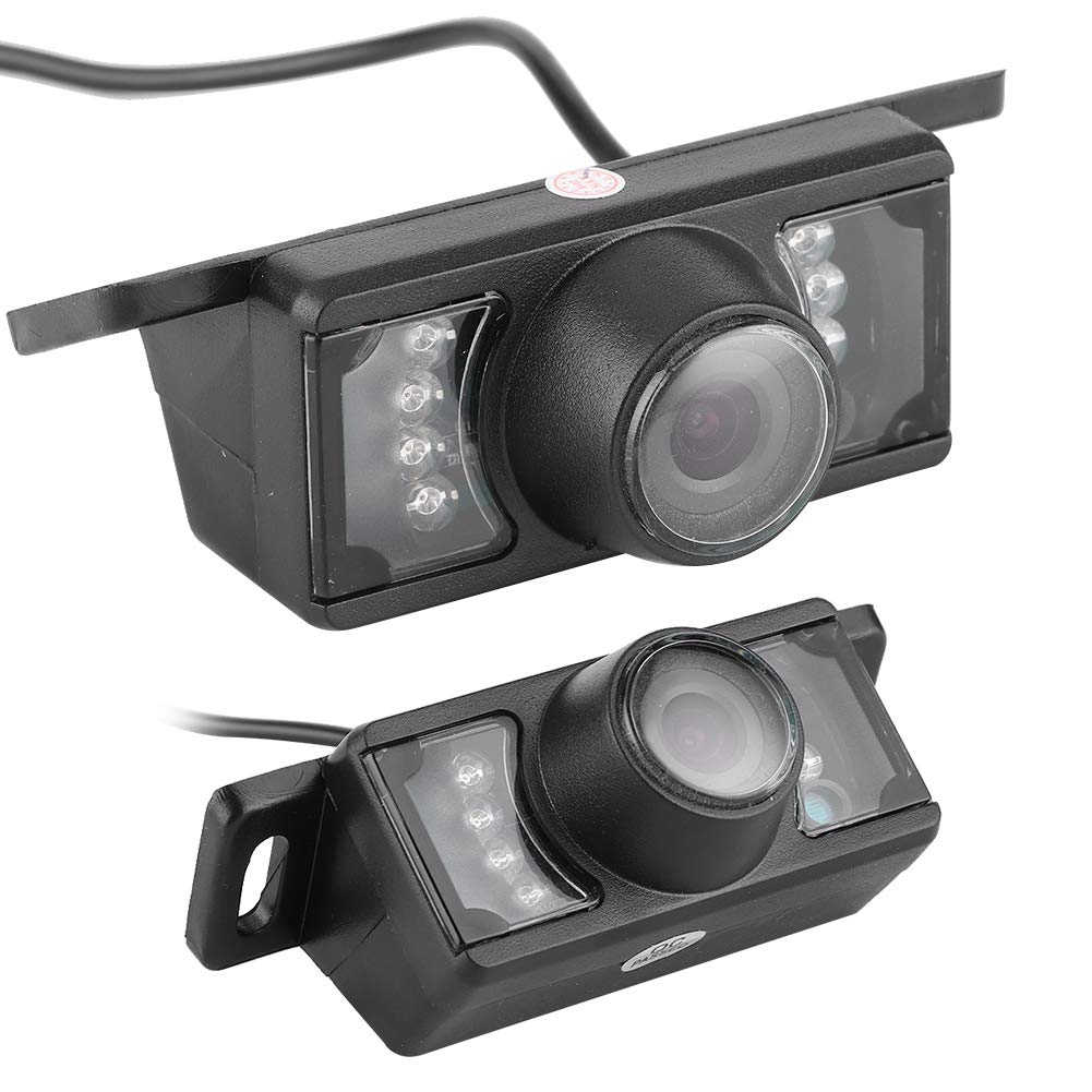 Majatou Universal Car Backup Camera - 7LED Night Vision, CCD Waterproof Reverse Parking Monitor for Trucks, SUVs & Vehicles | Perfect for Safe Night Driving & Tight Parking Spaces