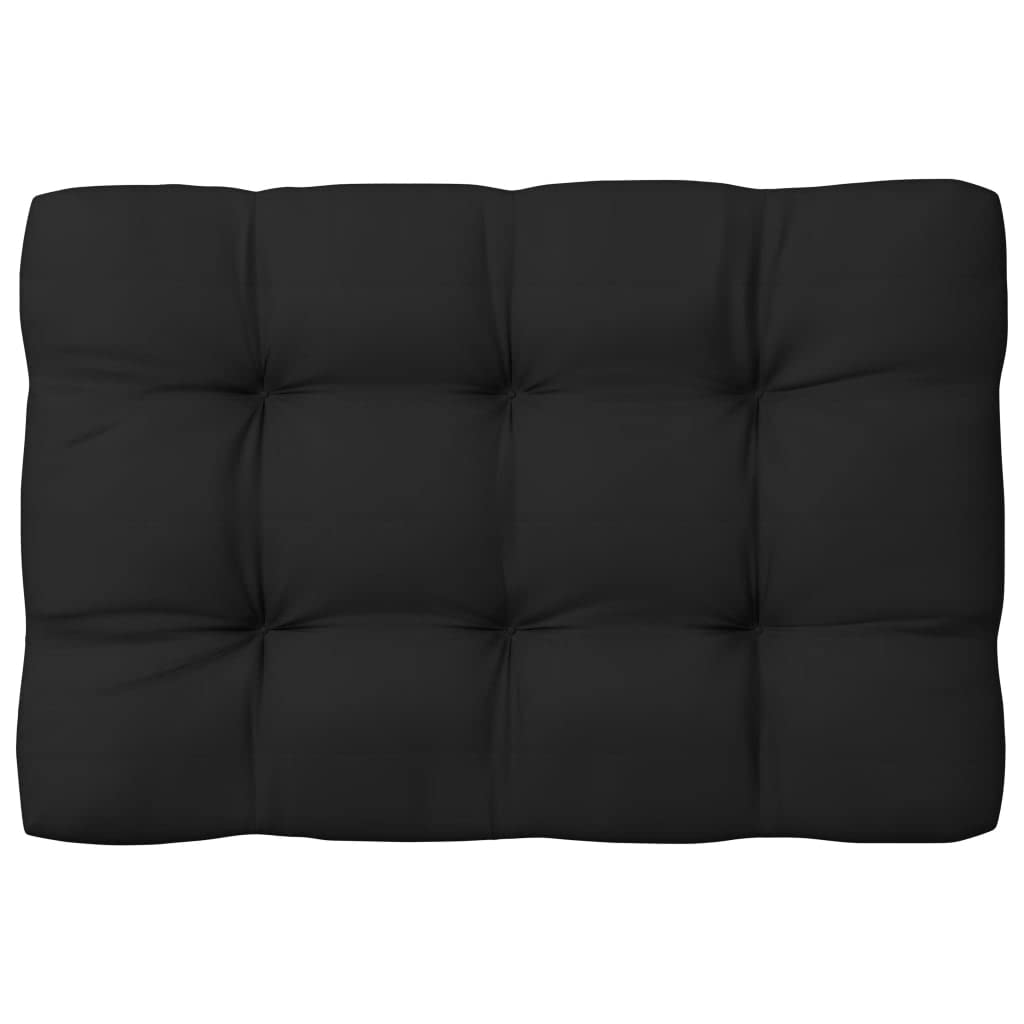 FAMIROSA 7-Piece Outdoor Pallet Sofa Cushion Set - Waterproof Seat, Back & Side Cushions for Garden, Patio, Deck & Indoor Furniture (Black) | Perfect for Lounging, Entertaining & Relaxing in Your Outdoor Living Space
