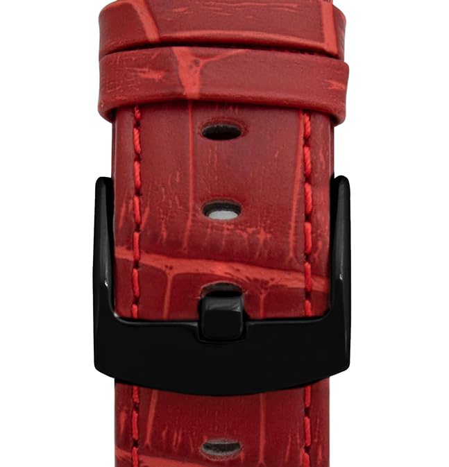 7 - Red / Black Buckle