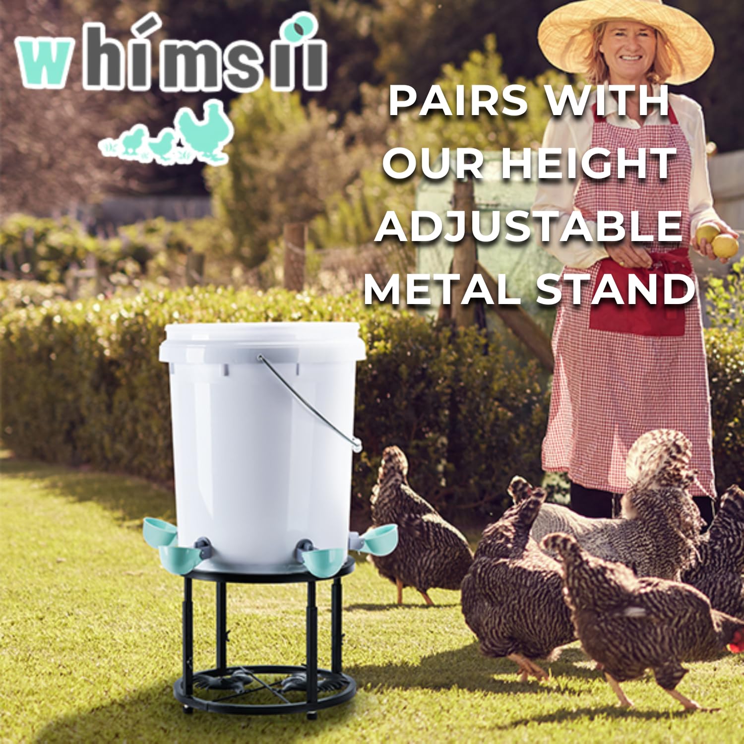 5-Pack Automatic Chicken Waterer Cups with Anti-Leak System - Holds 50% More Water for Chicks, Chickens, Ducks, Quails & Turkeys - Perfect for Coops, Farms & Backyard Poultry Raising