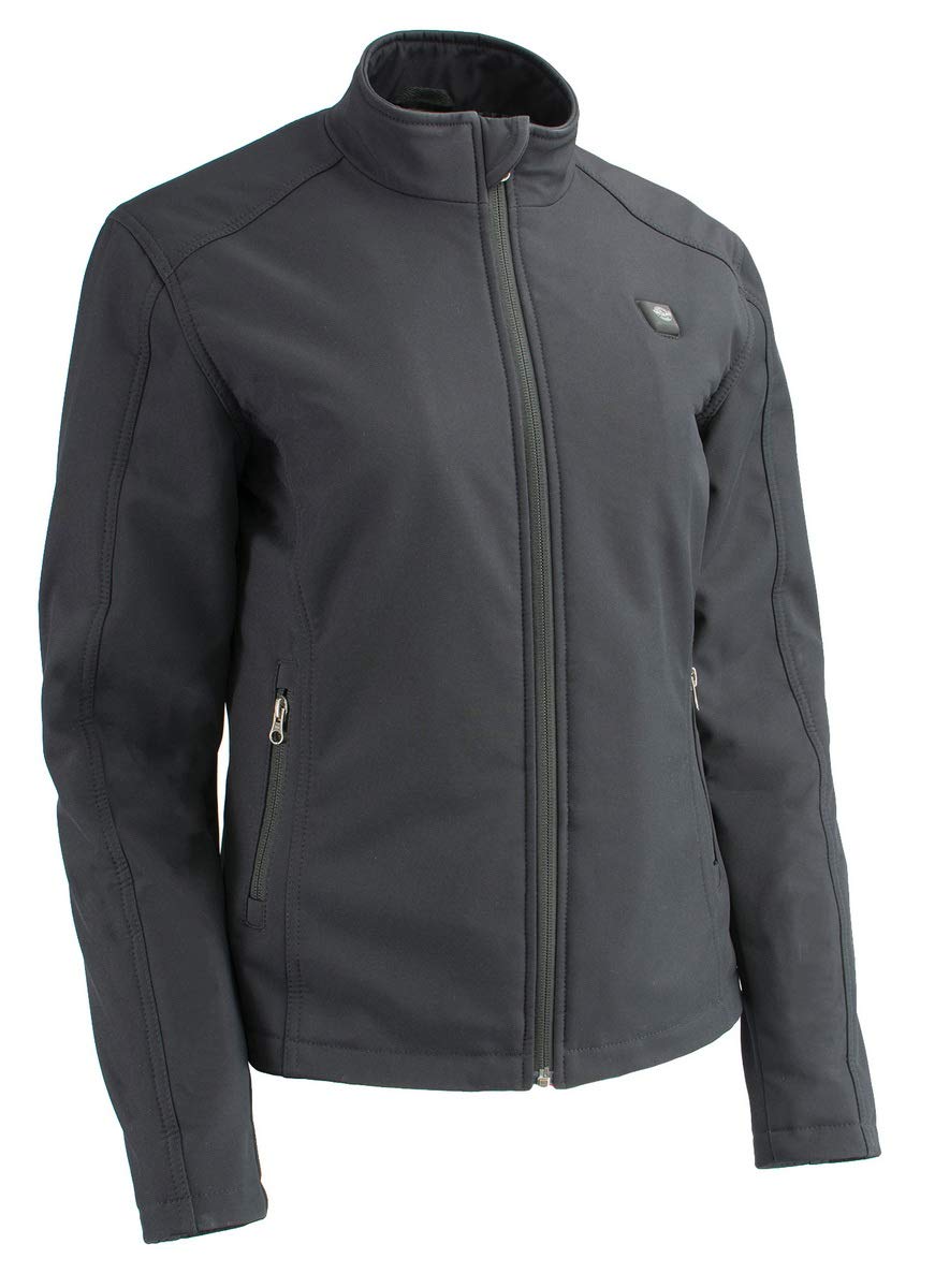 Milwaukee Women's Soft Shell Heated Jacket - Black, Medium US Size | Electric Winter Coat with Battery Heating for Outdoor Activities, Skiing & Cold Weather