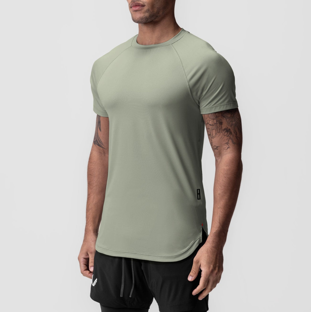 ASRV Aerosilver Established Tee - Men's Premium Performance T-Shirt for Workout & Gym | Moisture-Wicking & Breathable Fabric for Active Lifestyle