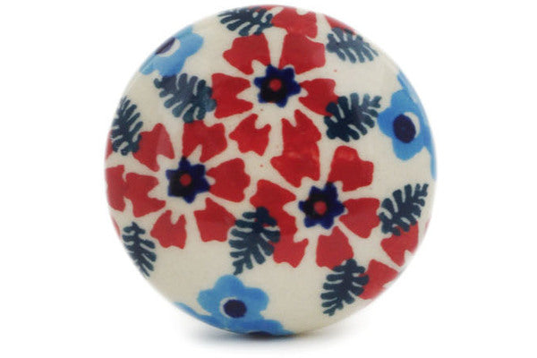 1-1/2 Inch Kismet Red Drawer Knob - Vintage Style Cabinet Hardware for Kitchen, Bathroom & Furniture Upgrade