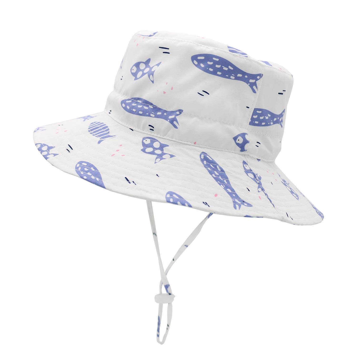 Sarfel UPF 50+ Baby Sun Hat for Toddlers - Adjustable Bucket Hat for Boys & Girls, UV Protection Summer Beach Hat for Outdoor Play, Swimming, and Park Adventures