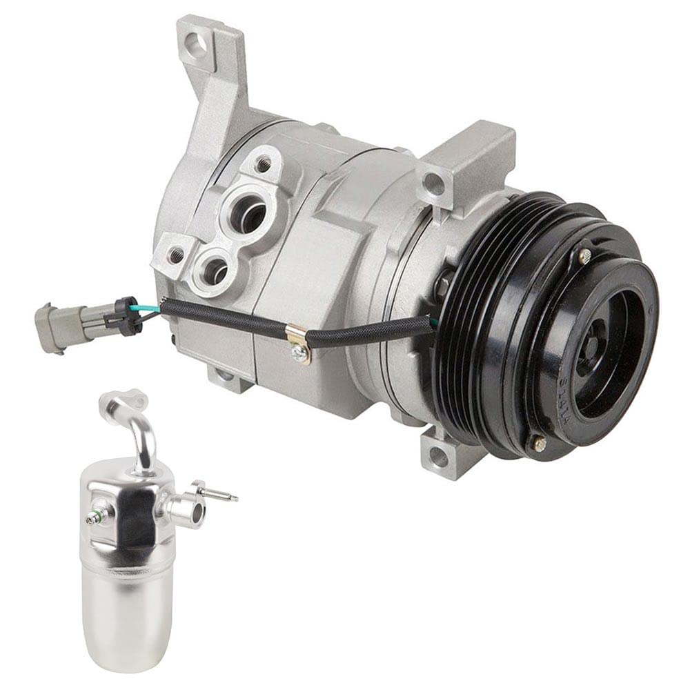 2004-2010 Cadillac Escalade AC Compressor & A/C Drier Kit - Replacement 61-99032R2 by BuyAutoParts - Perfect for Summer Cooling & HVAC System Repair