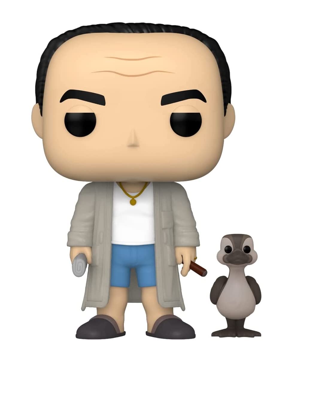 Funko Pop! The Sopranos Tony Soprano with Duck Vinyl Figure - Exclusive Collectible Bundle with Pop Protector Case #1295 | Perfect for TV Show Fans & Pop Culture Collectors