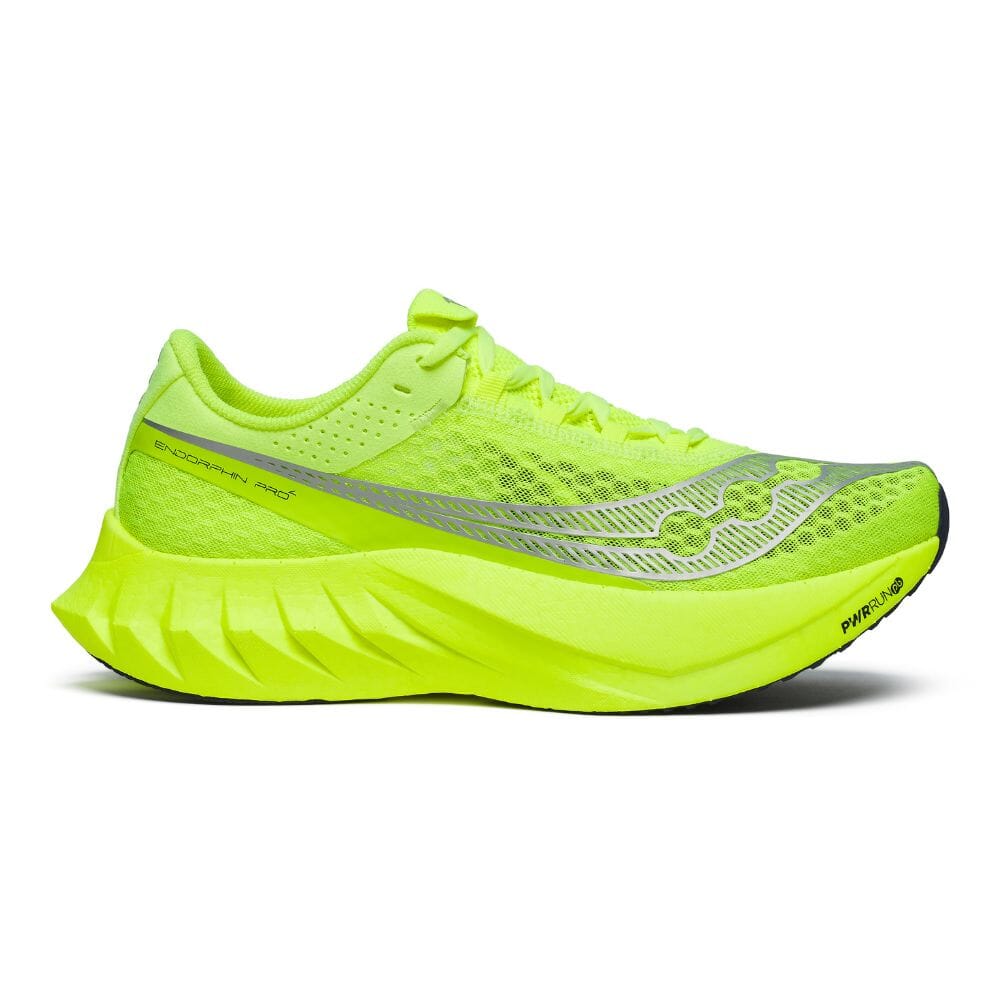 Saucony Men's Endorphin Pro 4 Running Shoes - Lightweight Carbon Fiber Racing Sneakers for Marathon & Road Running - High-Performance Cushioned Athletic Footwear for Men