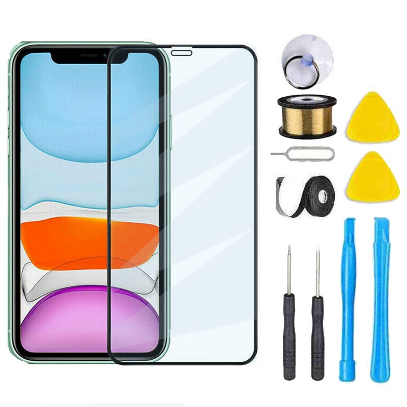 Premium iPhone 12 Pro Screen Protector & Glass Replacement Kit - Compatible with A2341, A2406, A2407, A2408 Models - Perfect for DIY Repair & Screen Protection at Home or Office